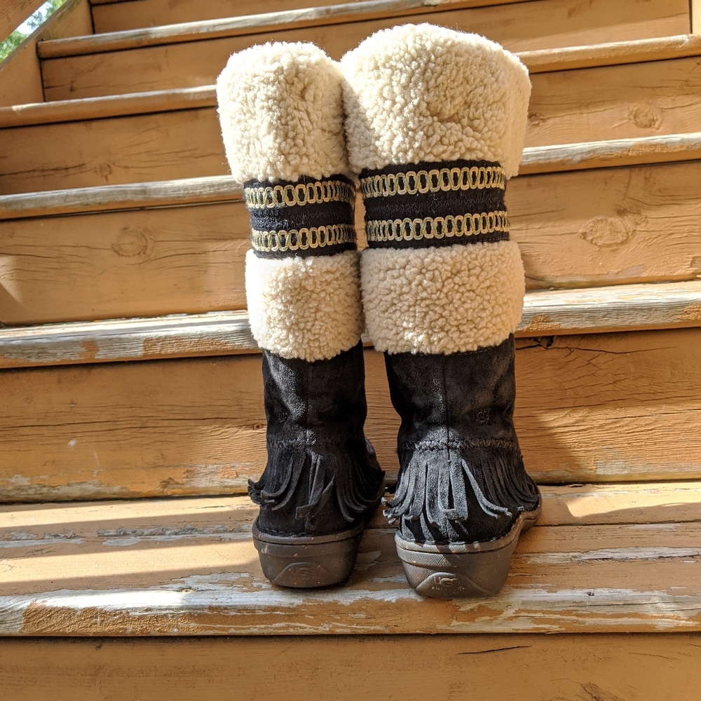 UGG shoreline winter boots sz 8 - Picture 10 of 14